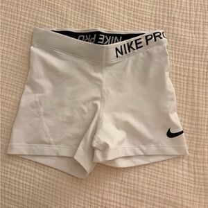 Nike Pro Women's White Shorts